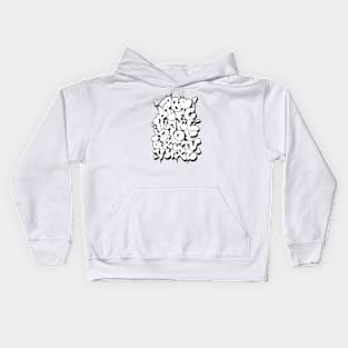 Graffiti ABC - Alphapet Series #2 - Bubbles - white Kids Hoodie